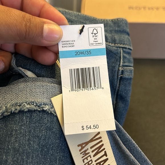 NWT Vintage América Blues cuffed shorts - Picture 12 of 14